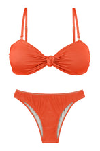 Laad de afbeelding in de Gallery-viewer, Product Front: Rio De Sol Set Set Paprica Bandeau-Joy Essential
