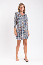 Laad de afbeelding in de Gallery-viewer, Image 06: Rio De Sol Shirtdress Ikat Chemise
