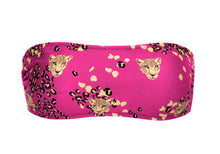 Laad de afbeelding in de Gallery-viewer, Product Front: Rio De Sol Top Top Roar-Pink Bandeau-Reto
