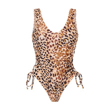 Laad de afbeelding in de Gallery-viewer, Product Front: Rio De Sol One-Piece Leopard Zoe

