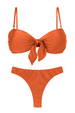 Laad de afbeelding in de Gallery-viewer, Product Front: Rio De Sol Set Set Paprica Bandeau-No Nice-Fio
