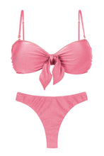 Laad de afbeelding in de Gallery-viewer, Product Front: Rio De Sol Set Set Shimmer-Confetti Bandeau-Knot Nice-Fio
