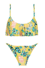 Laad de afbeelding in de Gallery-viewer, Product Front: Rio De Sol Set Florescer Babado
