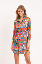 Laad de afbeelding in de Gallery-viewer, Image 04: Rio De Sol Shirtdress Jungle Chemise
