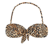 Laad de afbeelding in de Gallery-viewer, Product Front: Rio De Sol Top Top Leopardo Bandeau

