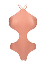 Laad de afbeelding in de Gallery-viewer, Product Front: Rio De Sol One-Piece Rose Body Decote
