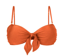 Laad de afbeelding in de Gallery-viewer, Product Front: Rio De Sol Top Top Paprica Bandeau-No

