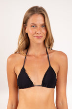 Laad de afbeelding in de Gallery-viewer, Gallery: Rio De Sol Top Top Malibu-Black Frufru
