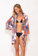 Laad de afbeelding in de Gallery-viewer, Image 06: Rio De Sol Kaftans / Cover Ups Garden-Flower Kimono
