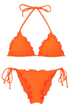 Laad de afbeelding in de Gallery-viewer, Product Front: Rio De Sol Set Set Dots-Orange Frufru
