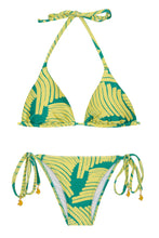 Laad de afbeelding in de Gallery-viewer, Product Front: Rio De Sol Set Banana Yellow Invisible
