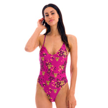 Laad de afbeelding in de Gallery-viewer, Gallery: Rio De Sol One-Piece Roar-Pink Hype
