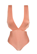 Laad de afbeelding in de Gallery-viewer, Product Front: Rio De Sol One-Piece Trikini Ouro Rosa
