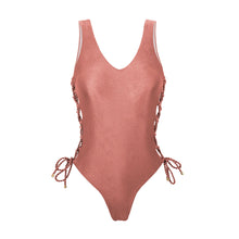 Laad de afbeelding in de Gallery-viewer, Product Front: Rio De Sol One-Piece Shimmer-Copper Zoe
