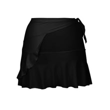 Laad de afbeelding in de Gallery-viewer, Product Back: Rio De Sol Beach Skirt Mini Skirt Nero
