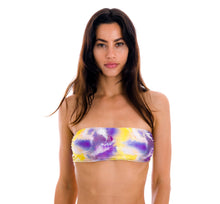 Laad de afbeelding in de Gallery-viewer, Gallery: Rio De Sol Top Top Tiedye-Purple Bandeau-Reto
