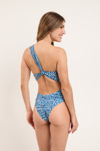 Laad de afbeelding in de Gallery-viewer, Model Back: Rio De Sol One-Piece Chuva Santorini
