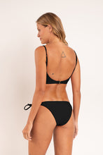 Laad de afbeelding in de Gallery-viewer, Model Back: Rio De Sol Bottom Bottom Touch-Black Ibiza-Comfy
