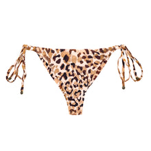 Laad de afbeelding in de Gallery-viewer, Product Front: Rio De Sol Bottom Bottom Leopard Cheeky-Tie
