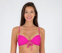 Laad de afbeelding in de Gallery-viewer, Gallery: Rio De Sol Top Top Cotele-Amaranto Balconet-Pushup
