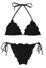 Laad de afbeelding in de Gallery-viewer, Product Front: Rio De Sol Set Set Dots-Black Frufru
