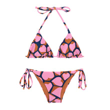 Laad de afbeelding in de Gallery-viewer, Product Front: Rio De Sol Set Set Amore-Pink Tri-Inv Lacinho
