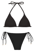 Laad de afbeelding in de Gallery-viewer, Product Front: Rio De Sol Set Set Nero Tri-Inv Lacinho
