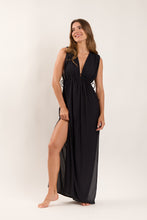 Laad de afbeelding in de Gallery-viewer, Black Long Dress Soleil
