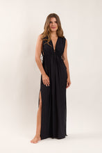 Laad de afbeelding in de Gallery-viewer, Black Long Dress Soleil
