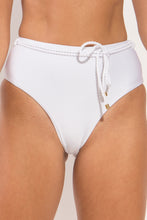 Laad de afbeelding in de Gallery-viewer, Bodem Shimmer-witte riem-hoge taille
