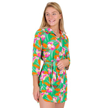 Laad de afbeelding in de Gallery-viewer, Groene Bloom Chemise
