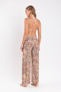 Leopard Wide Pants