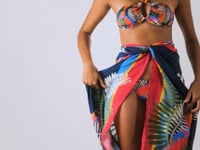 Laad en speel video af in Gallery-viewer, Video: Rio De Sol Pareo Jungle Canga
