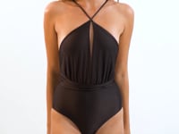 Laad en speel video af in Gallery-viewer, Video: Rio De Sol One-Piece Shimmer-Coffee New Vegas
