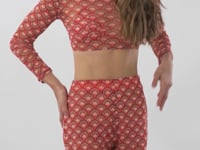 Laad en speel video af in Gallery-viewer, Floral-Scales Pants Lana
