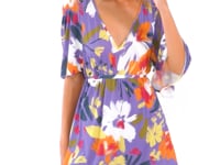 Laad en speel video af in Gallery-viewer, Video: Rio De Sol Mini Dress Garden-Flower Mini Dress
