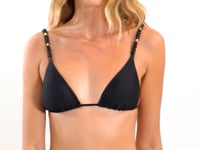 Laad en speel video af in Gallery-viewer, Video: Rio De Sol Bottom Bottom Shimmer-Black Lacinho
