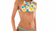 Laad en speel video af in Gallery-viewer, Video: Rio De Sol Top Soutien Canarinho Sporty
