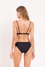Laad de afbeelding in de Gallery-viewer, Model Back: Rio De Sol Bottom Bottom Dots-Black Essential-Comfy
