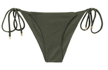 Laad de afbeelding in de Gallery-viewer, Product Front: Rio De Sol Bottom Bottom Shimmer-Croco Cheeky-Tie
