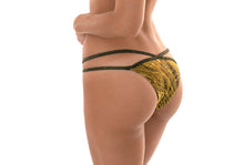 Laad de afbeelding in de Gallery-viewer, Image 03: Rio De Sol Bottom Calcinha Cropped Strappy Reluzente
