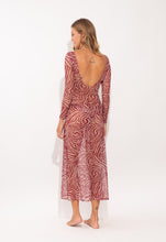 Laad de afbeelding in de Gallery-viewer, Model Back: Rio De Sol Maxi Dresses Dune Dress Lucy
