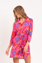 Laad de afbeelding in de Gallery-viewer, Image 08: Rio De Sol Shirtdress Flavors Chemise
