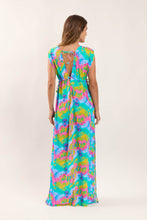 Laad de afbeelding in de Gallery-viewer, Model Back: Rio De Sol Maxi Dresses Fusion Long Dress Soleil
