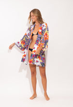 Laad de afbeelding in de Gallery-viewer, Image 05: Rio De Sol Kaftans / Cover Ups Garden-Flower Kimono

