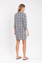 Laad de afbeelding in de Gallery-viewer, Image 10: Rio De Sol Shirtdress Ikat Chemise
