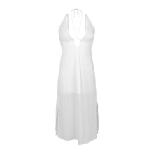 Laad de afbeelding in de Gallery-viewer, Product Front: Rio De Sol Beach Dresses Memphis-White Saida Yara
