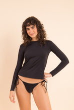 Laad de afbeelding in de Gallery-viewer, Image 09: Rio De Sol Top Nero Rash-Guard
