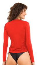 Laad de afbeelding in de Gallery-viewer, Image 06: Rio De Sol Top Rouge Rash-Guard
