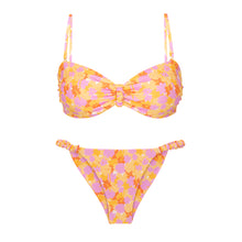 Laad de afbeelding in de Gallery-viewer, Product Front: Rio De Sol Set Set Dreamy Bandeau-Crispy Cheeky-Crispy
